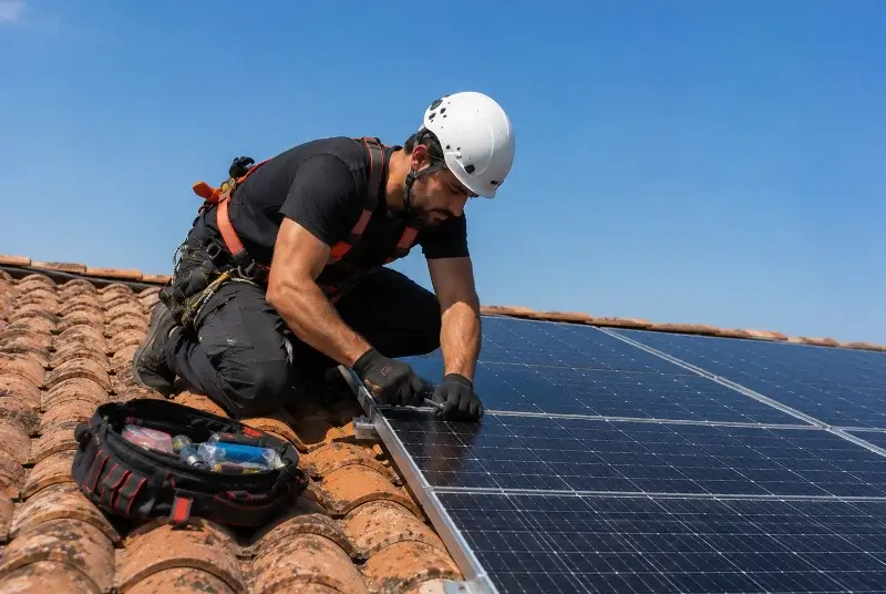 Maintenance et monitoring de panneaux solaires à Saint-Joseph-de-Rivière