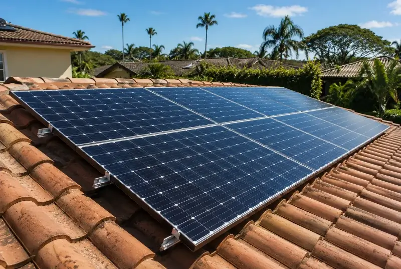 Installation de panneaux solaires à Saint-Joseph-de-Rivière